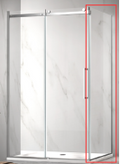 EVERSTEIN 36 x 79-Inch Bypass Shower Door with Return Panel