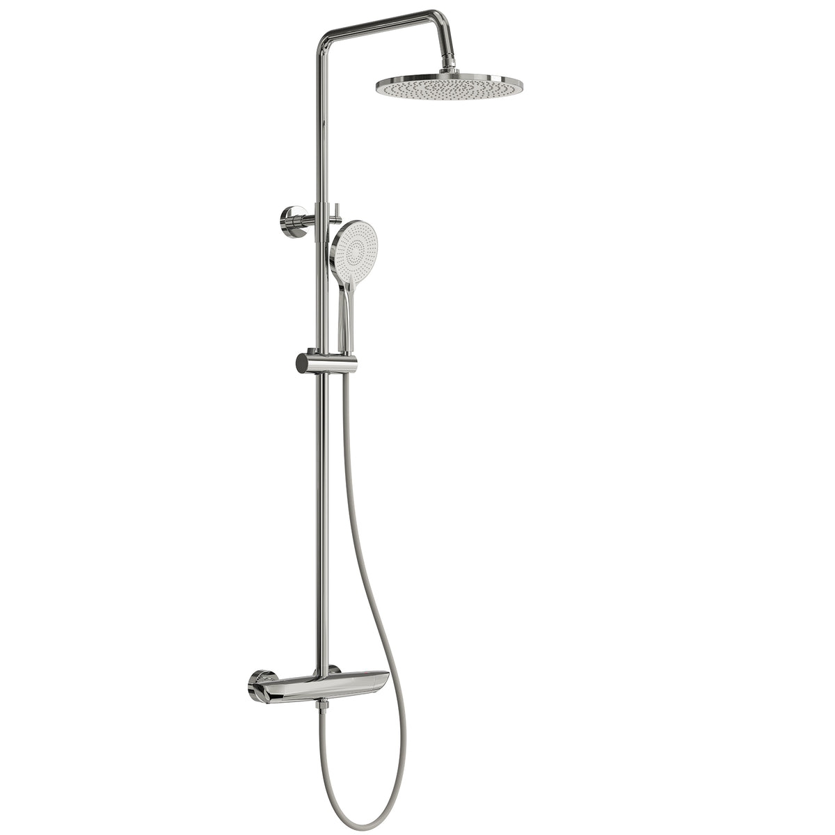 EVERSTEIN Thermostatisches Duschsystem mit Regenbrause und Handbrause
