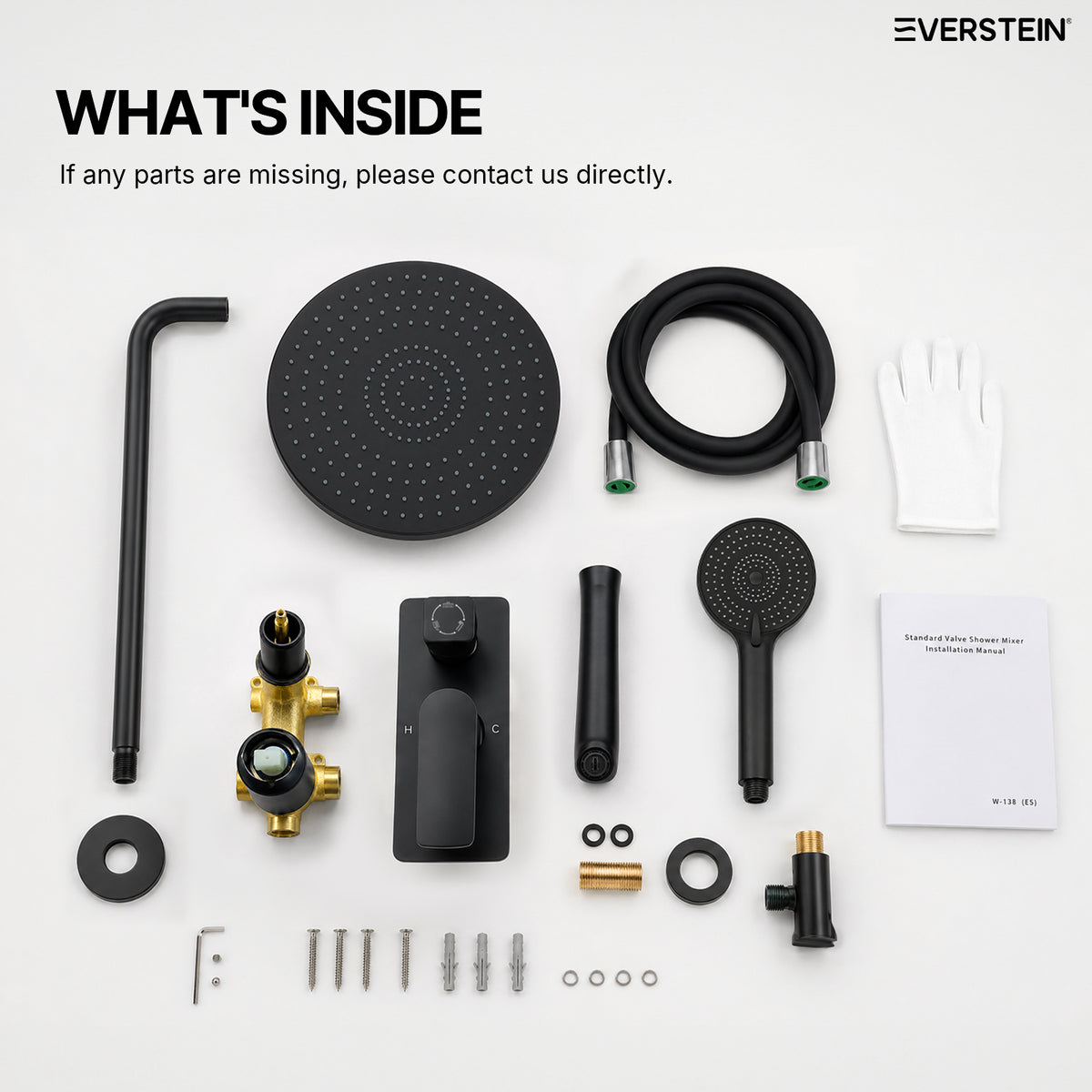 EVERSTEIN Concealed 3-Function Shower System