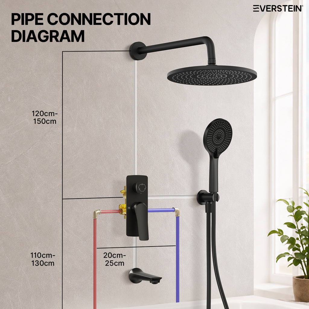 EVERSTEIN Concealed 3-Function Shower System