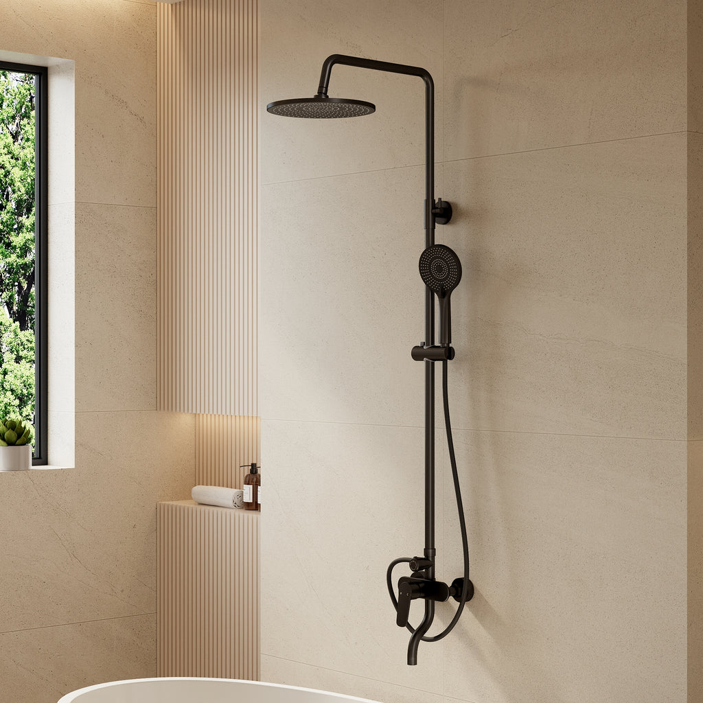 EVERSTEIN Exposed Shower System with Rain Shower