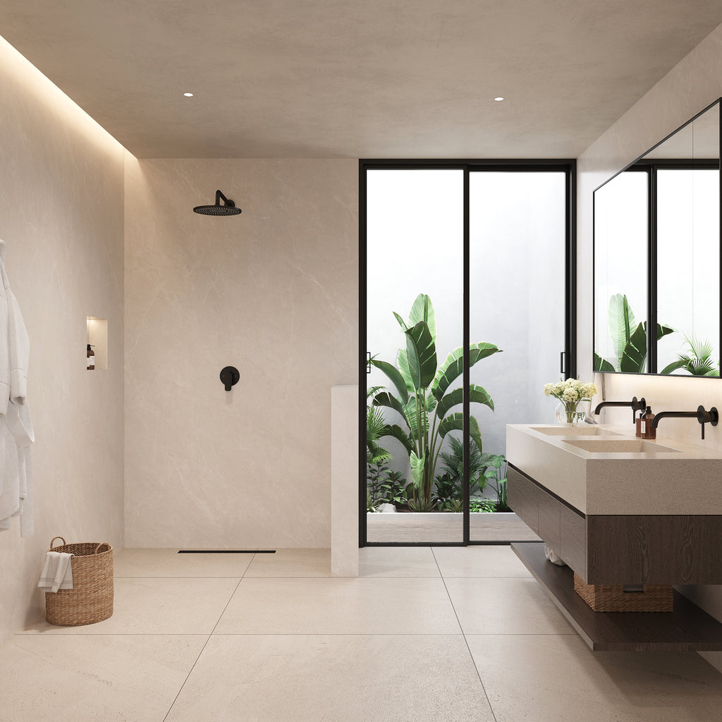 EVERSTEIN Concealed Shower System with Rain Shower