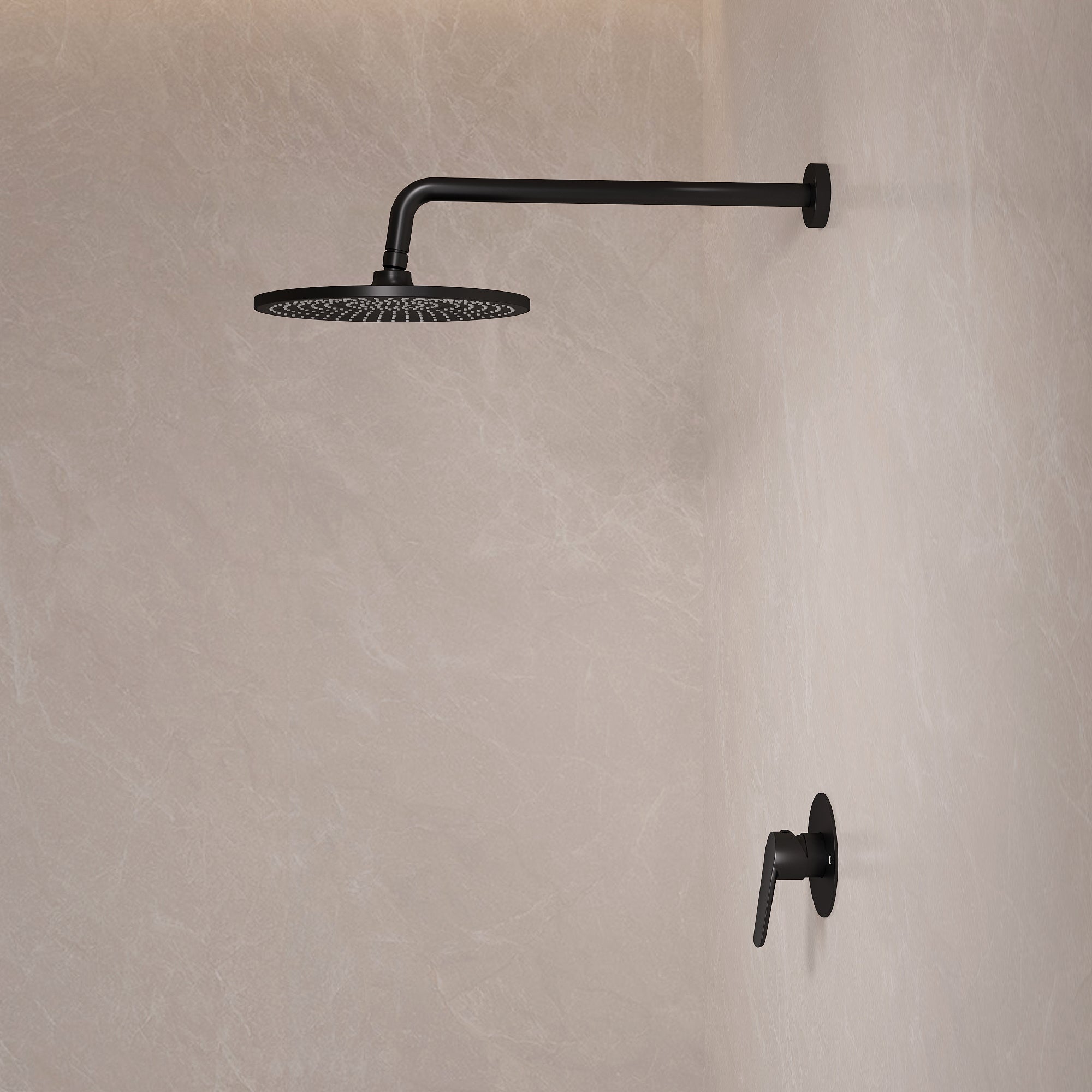 EVERSTEIN Concealed Shower System with Rain Shower