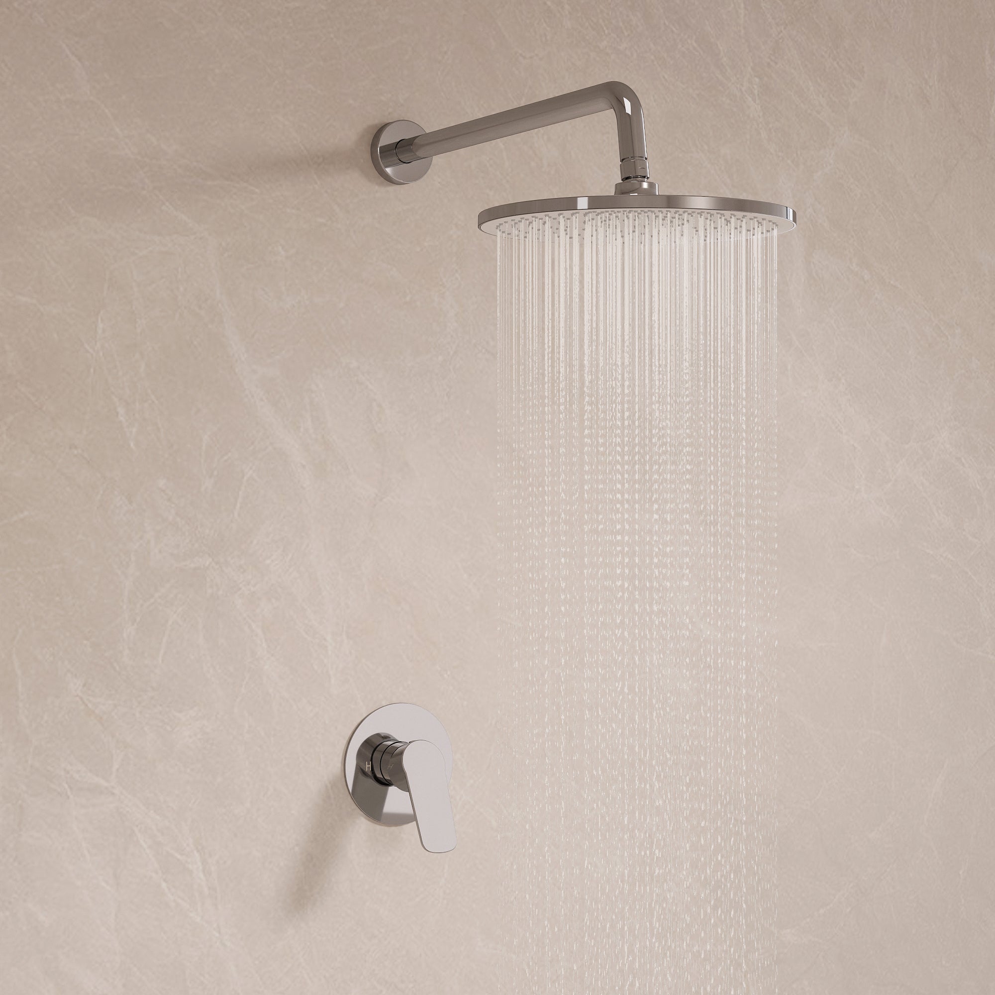 EVERSTEIN Concealed Shower System with Rain Shower