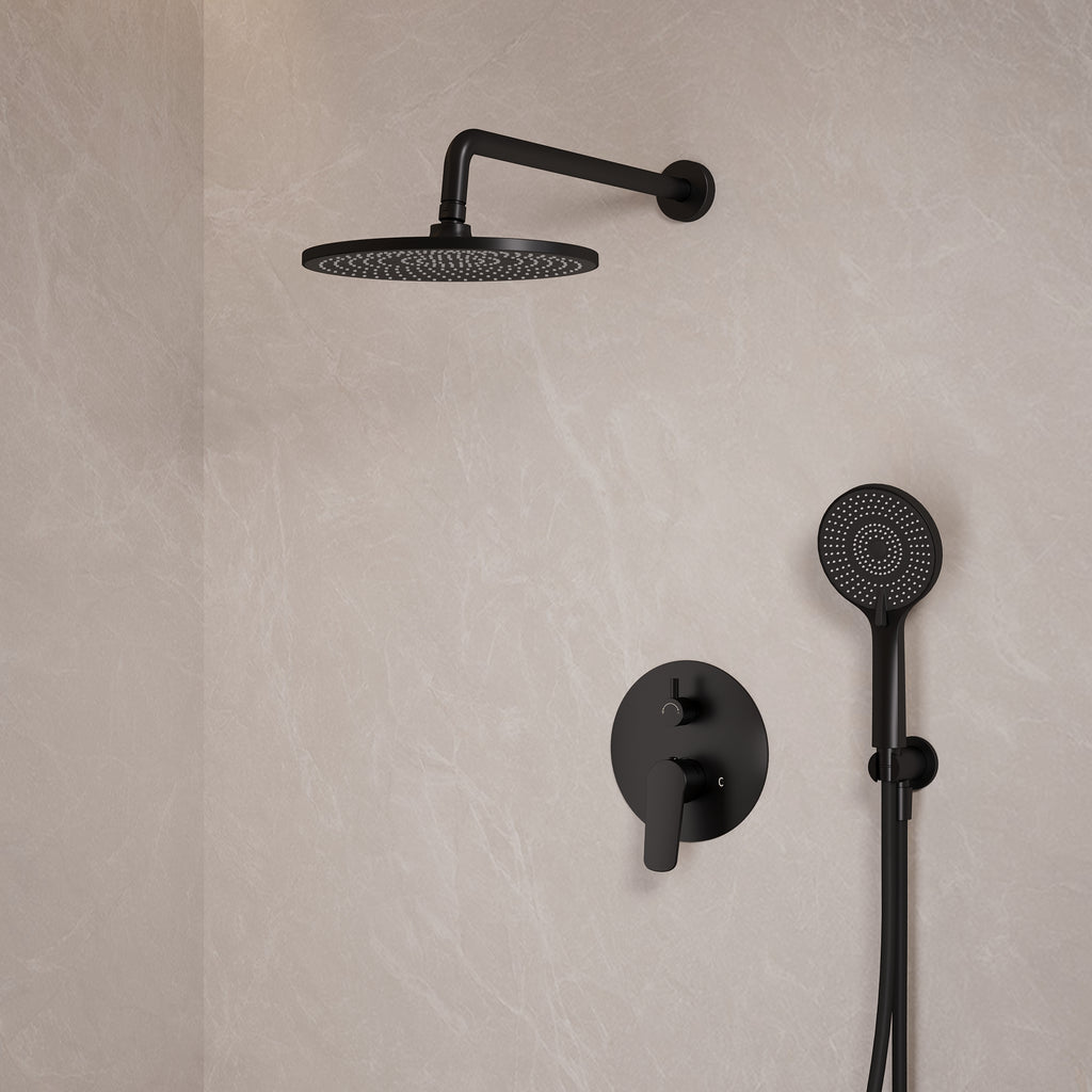 EVERSTEIN Concealed Rainfall Shower System with Handheld