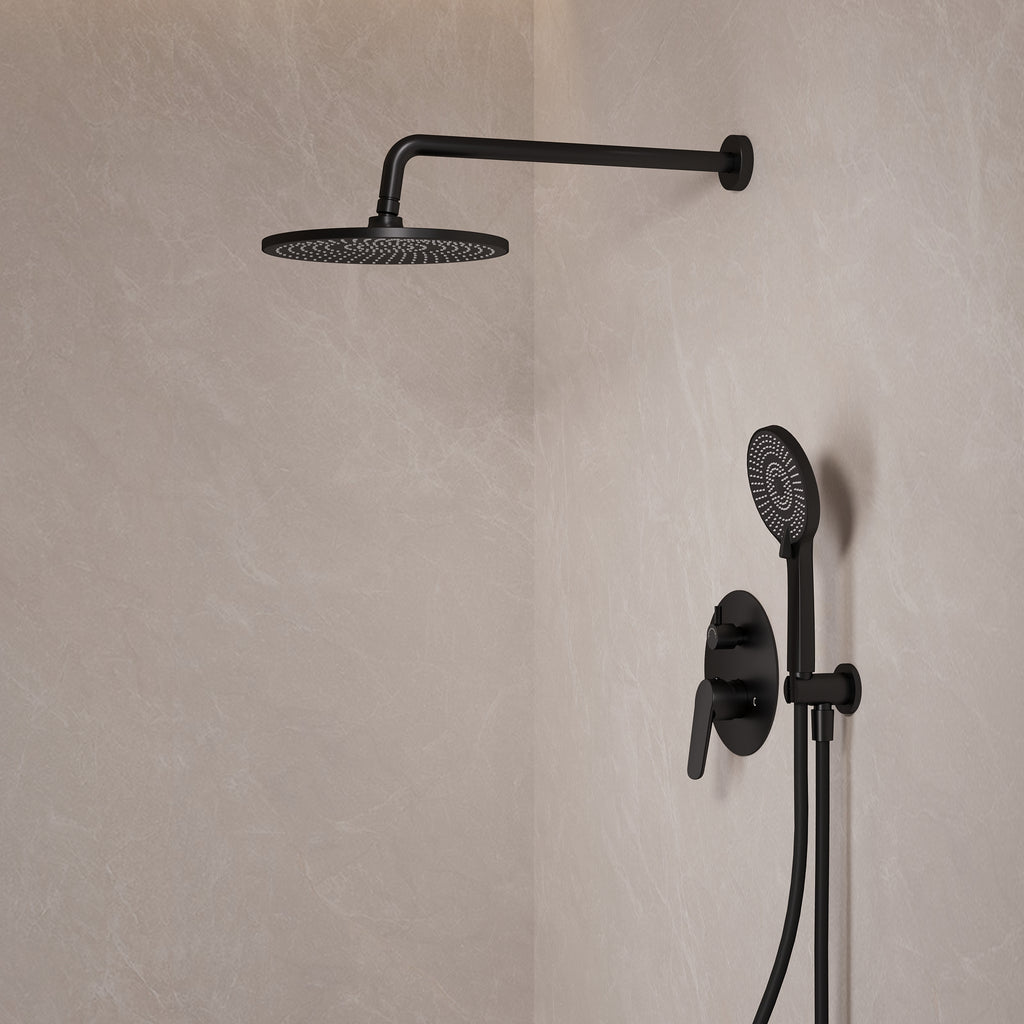 EVERSTEIN Concealed Rainfall Shower System with Handheld