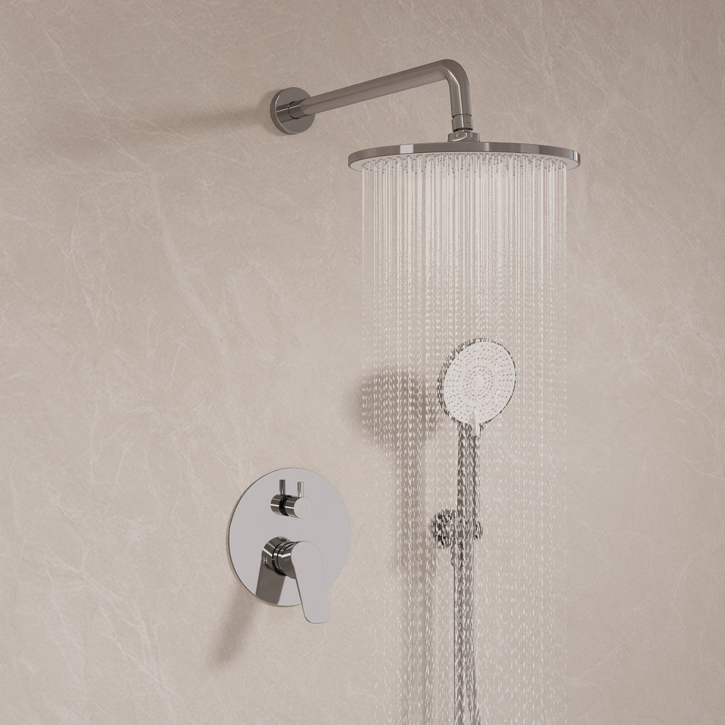 EVERSTEIN Concealed Rainfall Shower System with Handheld