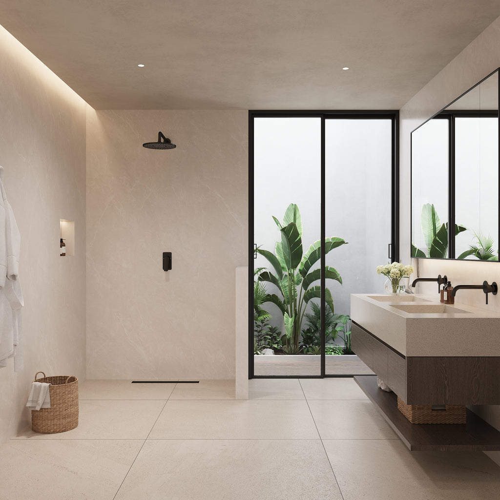 EVERSTEIN Concealed Shower System with Rain Shower