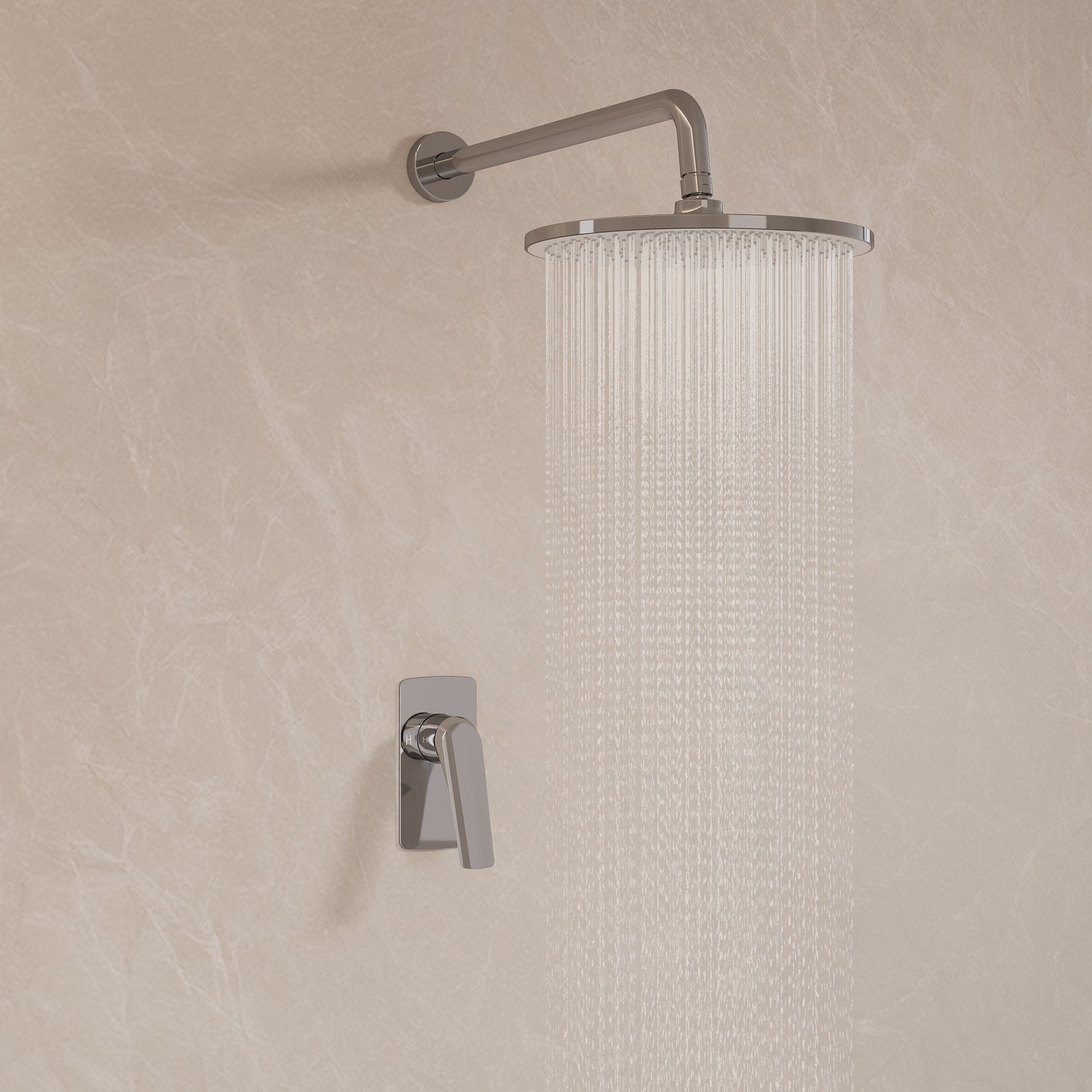 EVERSTEIN Concealed Shower System with Rain Shower