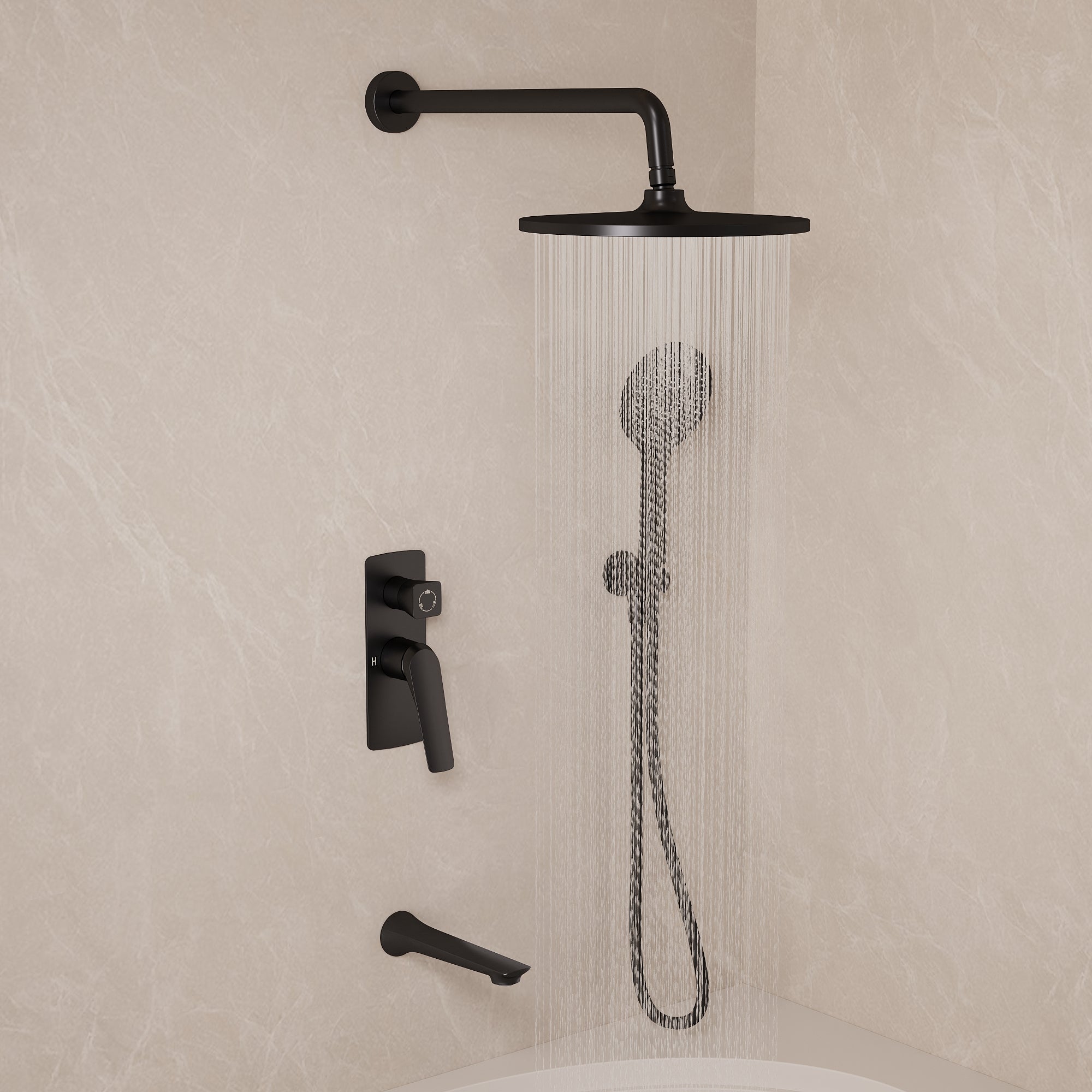 EVERSTEIN Concealed 3-Function Shower System