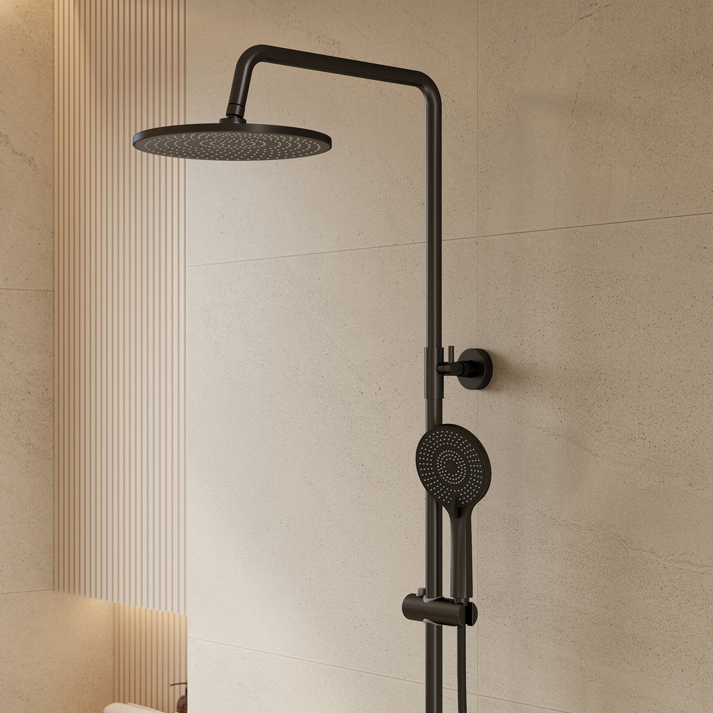 EVERSTEIN Thermostatic Shower System with Rain Shower and Hand Shower
