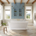 EVERSTEIN 71 x 31.5 x 23.6-Inch Freestanding Bathtub