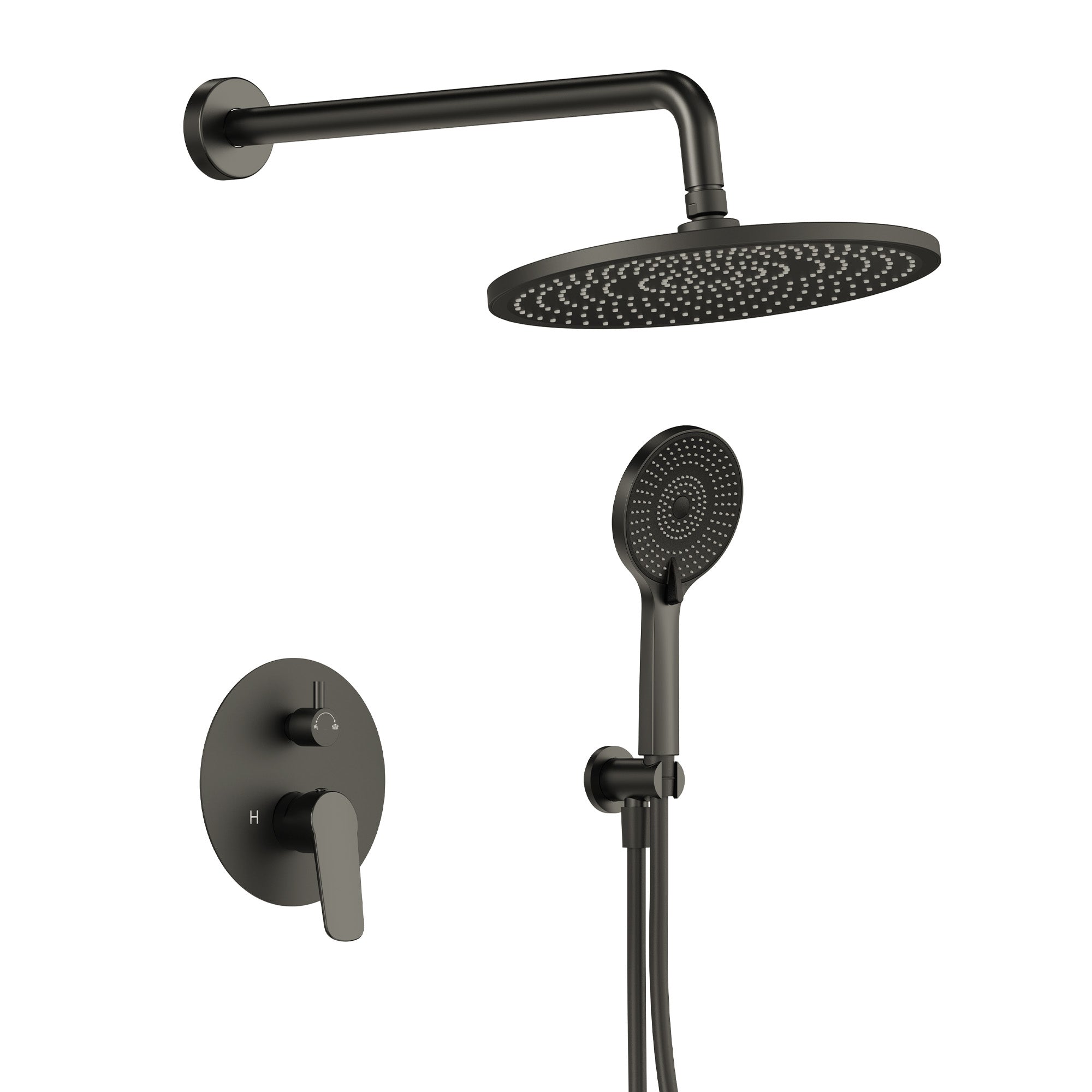 EVERSTEIN Unterputz-Regenduschsystem mit Handbrause