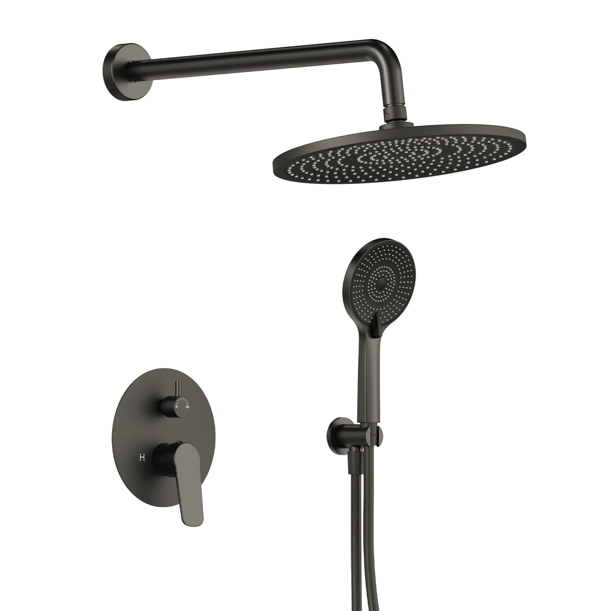 EVERSTEIN Concealed Rainfall Shower System with Handheld