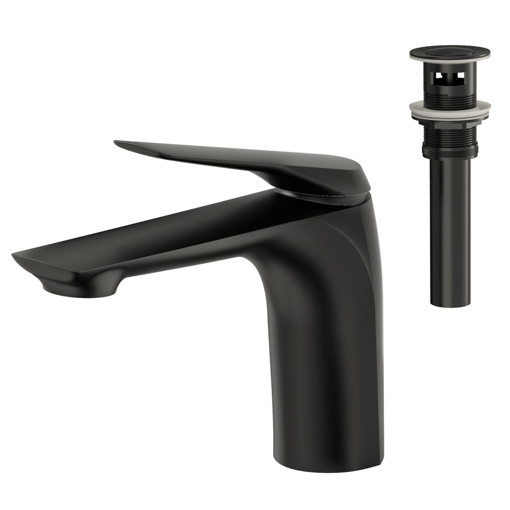 EVERSTEIN Bathroom Basin Tap with Pop-Up Drain