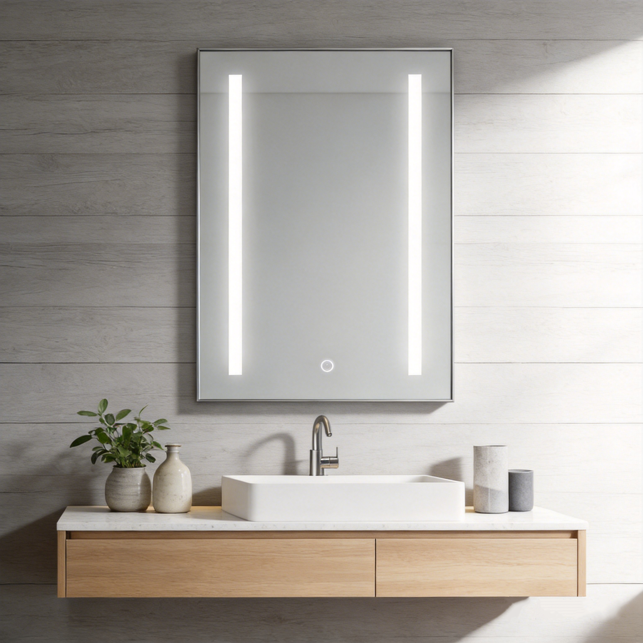 EVERSTEIN LED Bathroom Mirror 500×700mm