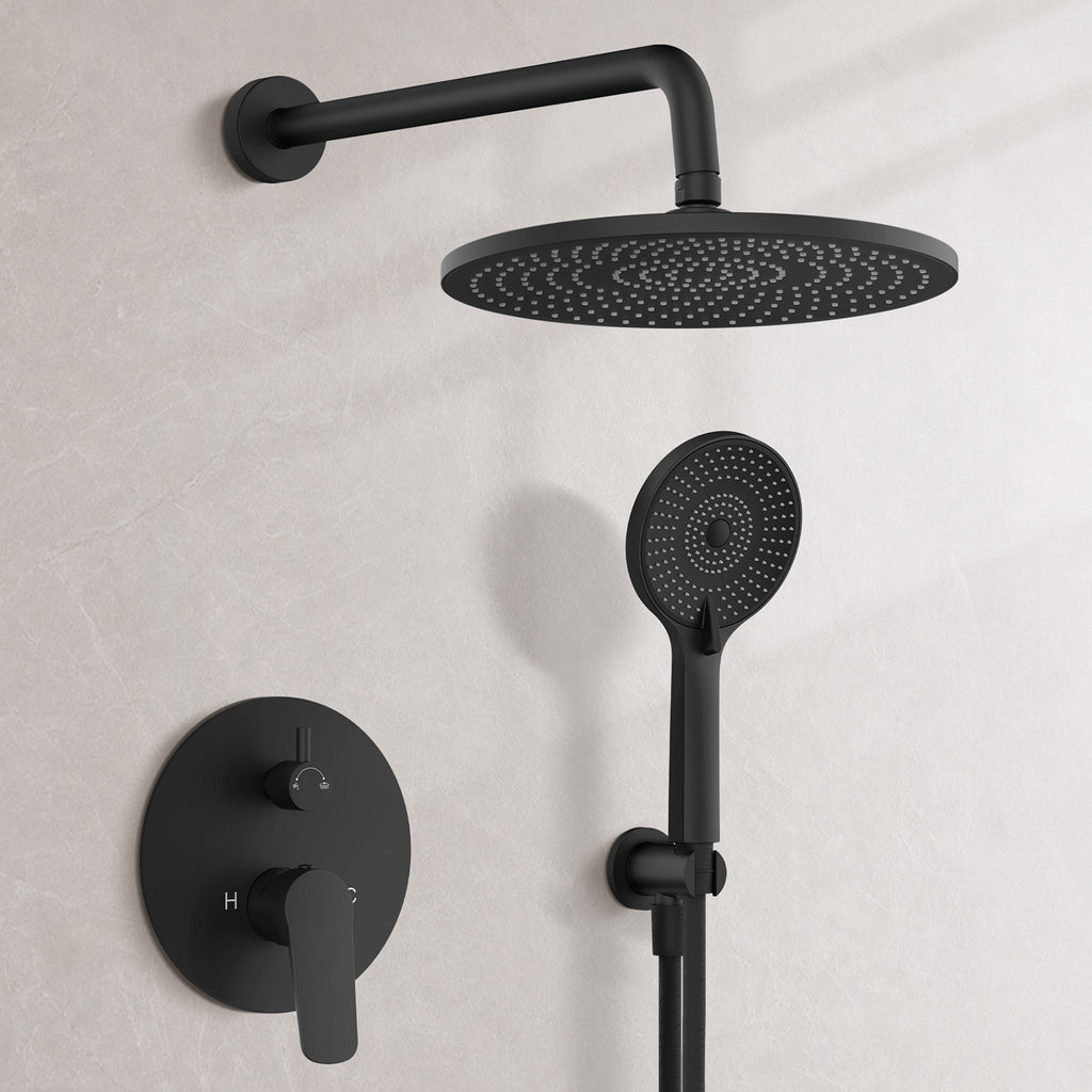 EVERSTEIN Concealed Rainfall Shower System with Handheld