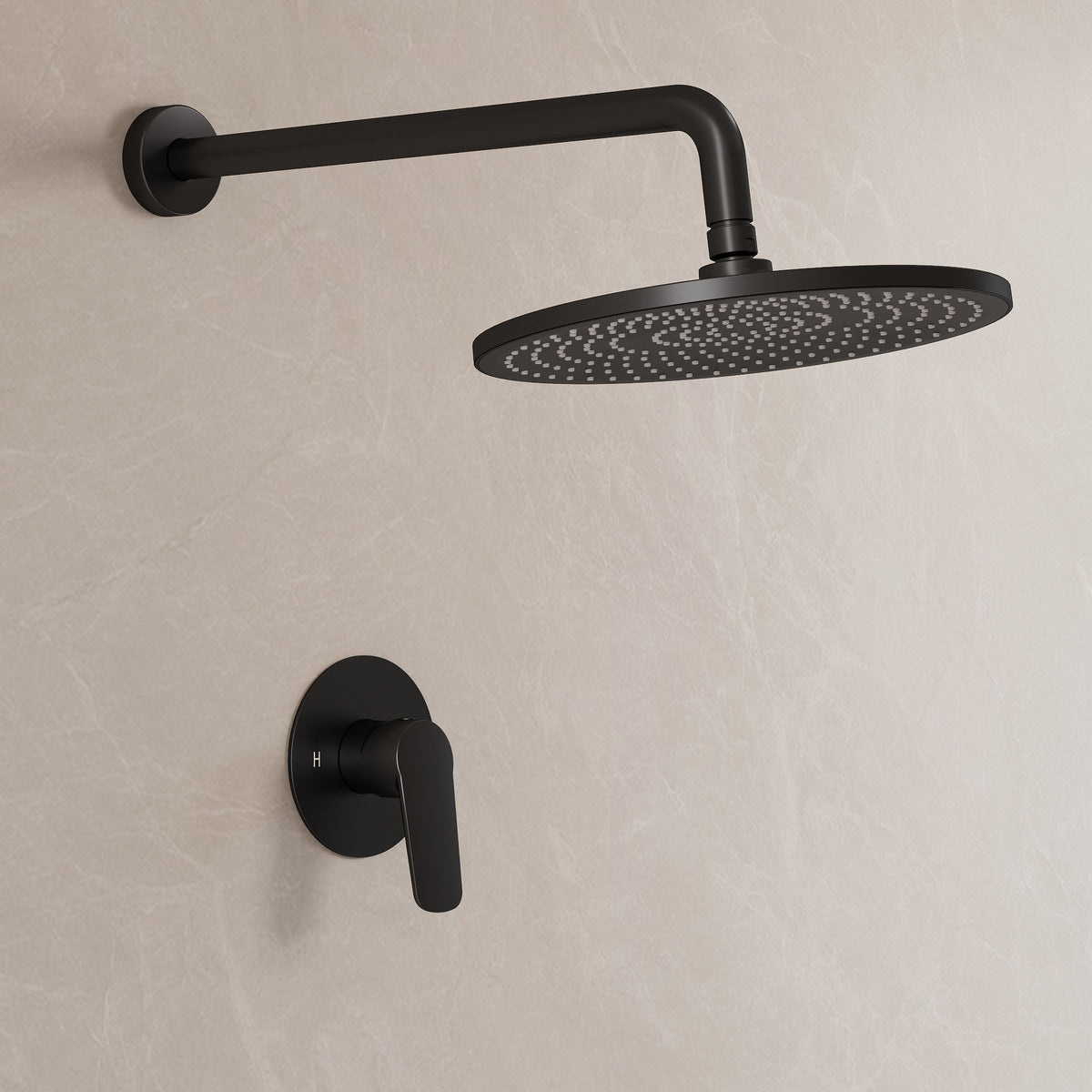 EVERSTEIN Concealed Shower System with Rain Shower