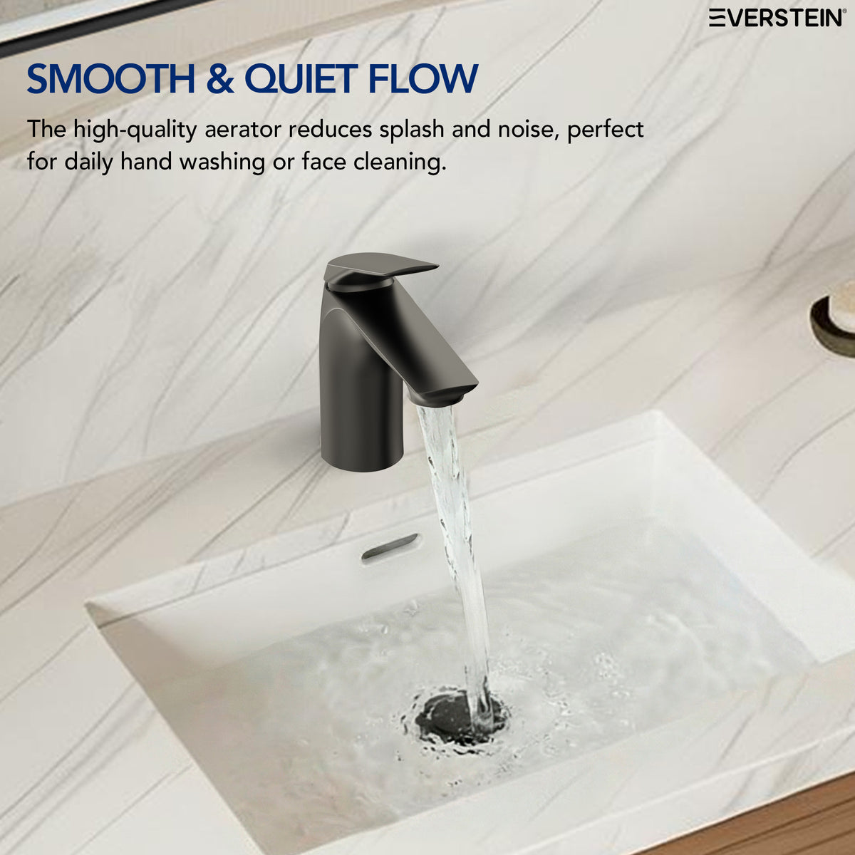 EVERSTEIN Bathroom Basin Tap with Pop-Up Drain