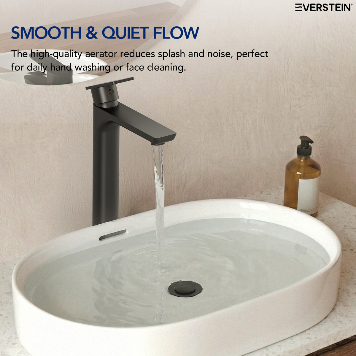 EVERSTEIN Single-Hole Bathroom Vessel Basin Tap