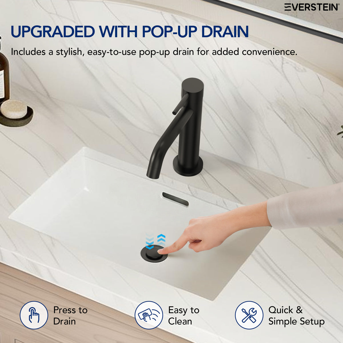 EVERSTEIN Modern Bathroom Basin Tap