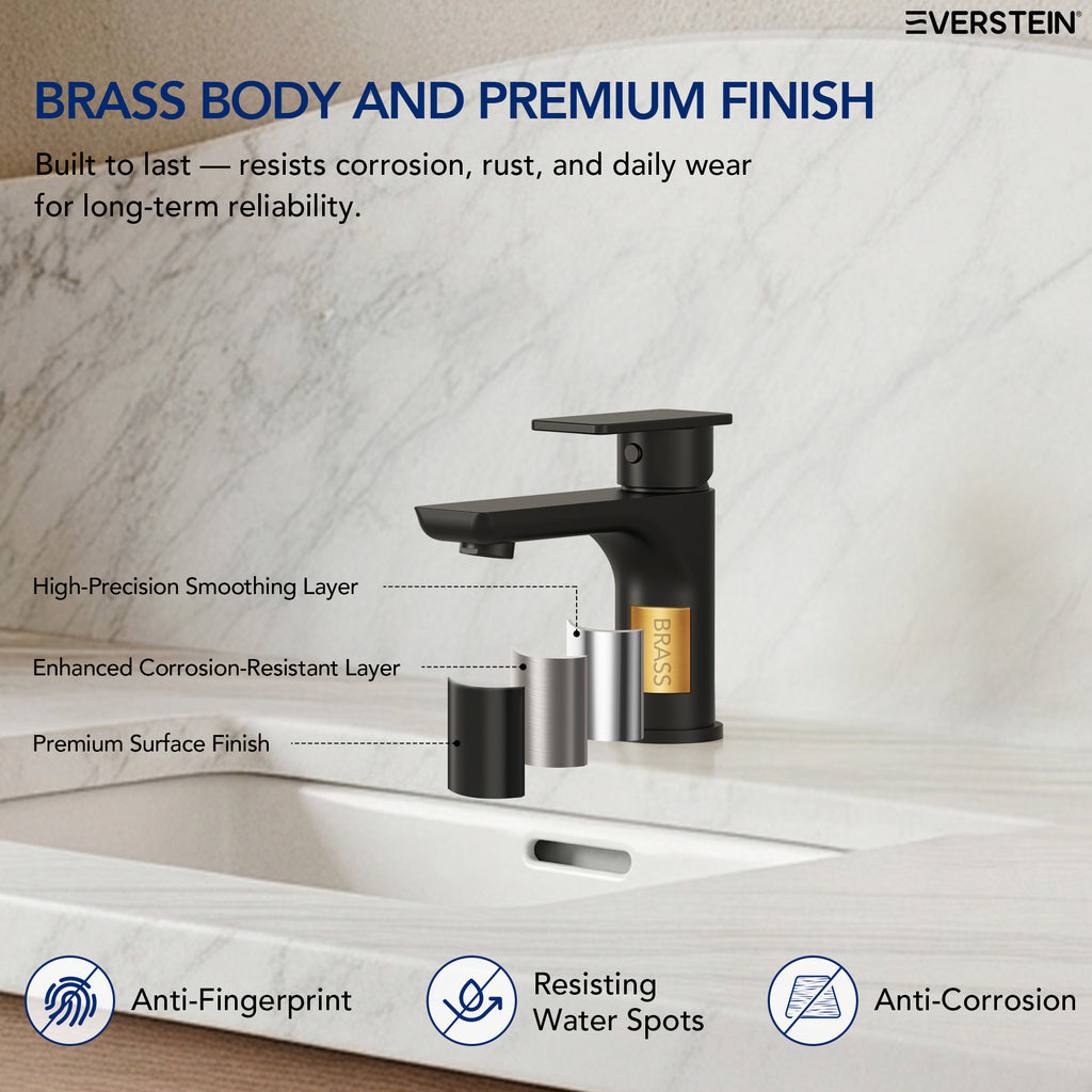 EVERSTEIN Single-Hole Bathroom Basin Tap