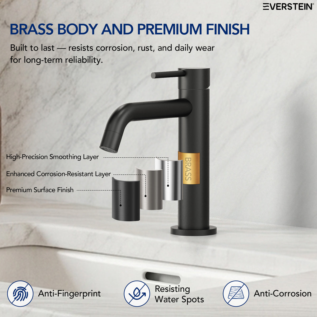 EVERSTEIN Modern Bathroom Basin Tap