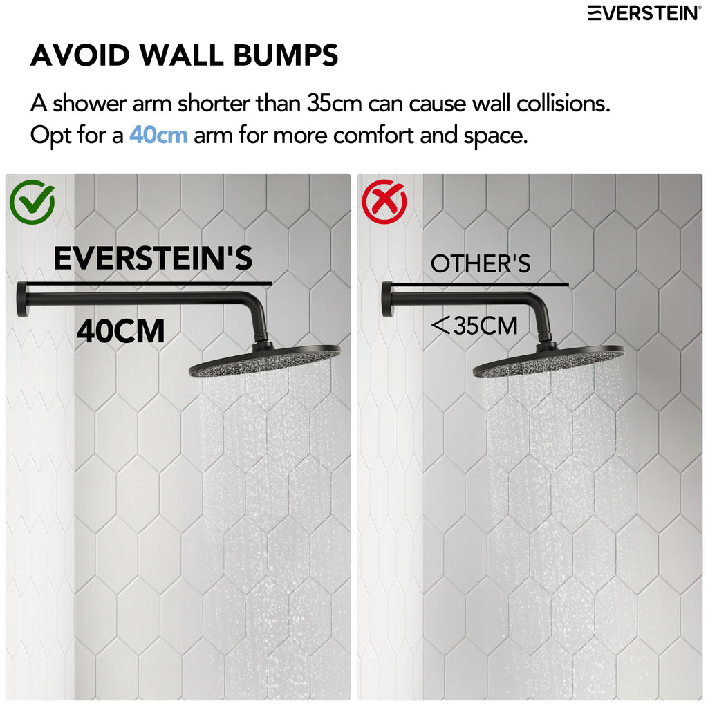 EVERSTEIN Concealed Shower System with Rain Shower