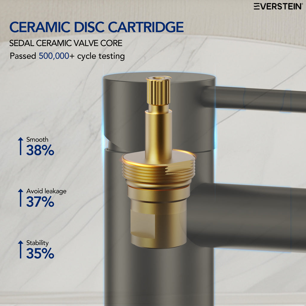 EVERSTEIN Modern Bathroom Basin Tap