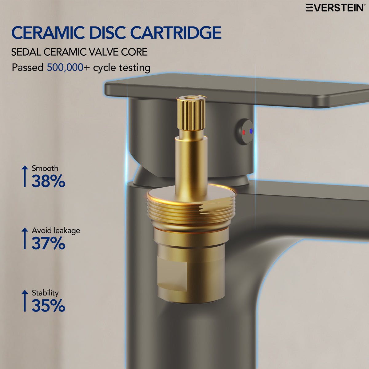 EVERSTEIN Single-Hole Bathroom Vessel Basin Tap