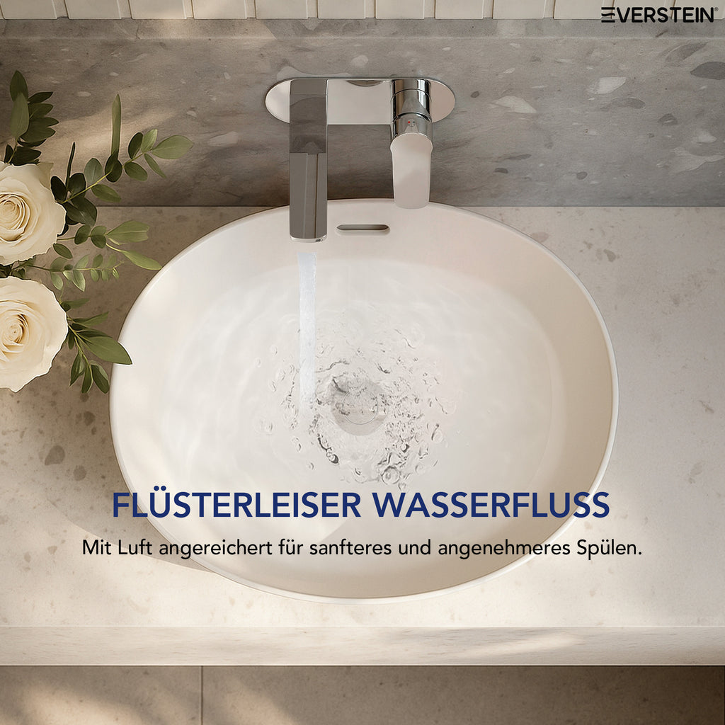 EVERSTEIN Unterputz-Waschtischarmatur, Wasserhahn Bad mit Pop-up (SFS-1276)