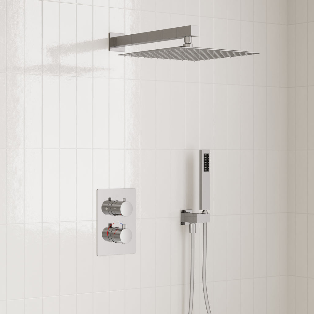 EVERSTEIN Thermostatic Shower System with Handheld