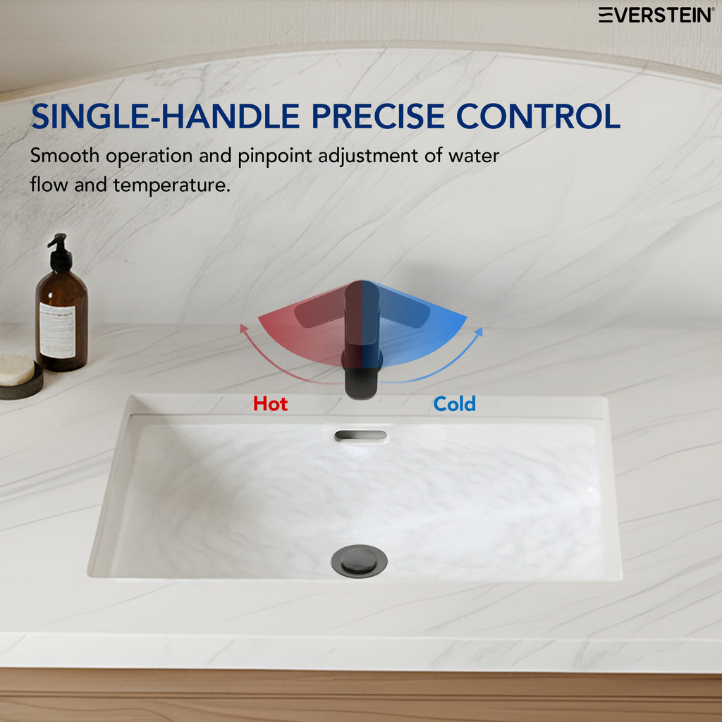 EVERSTEIN Single-Handle Bathroom Sink Faucet