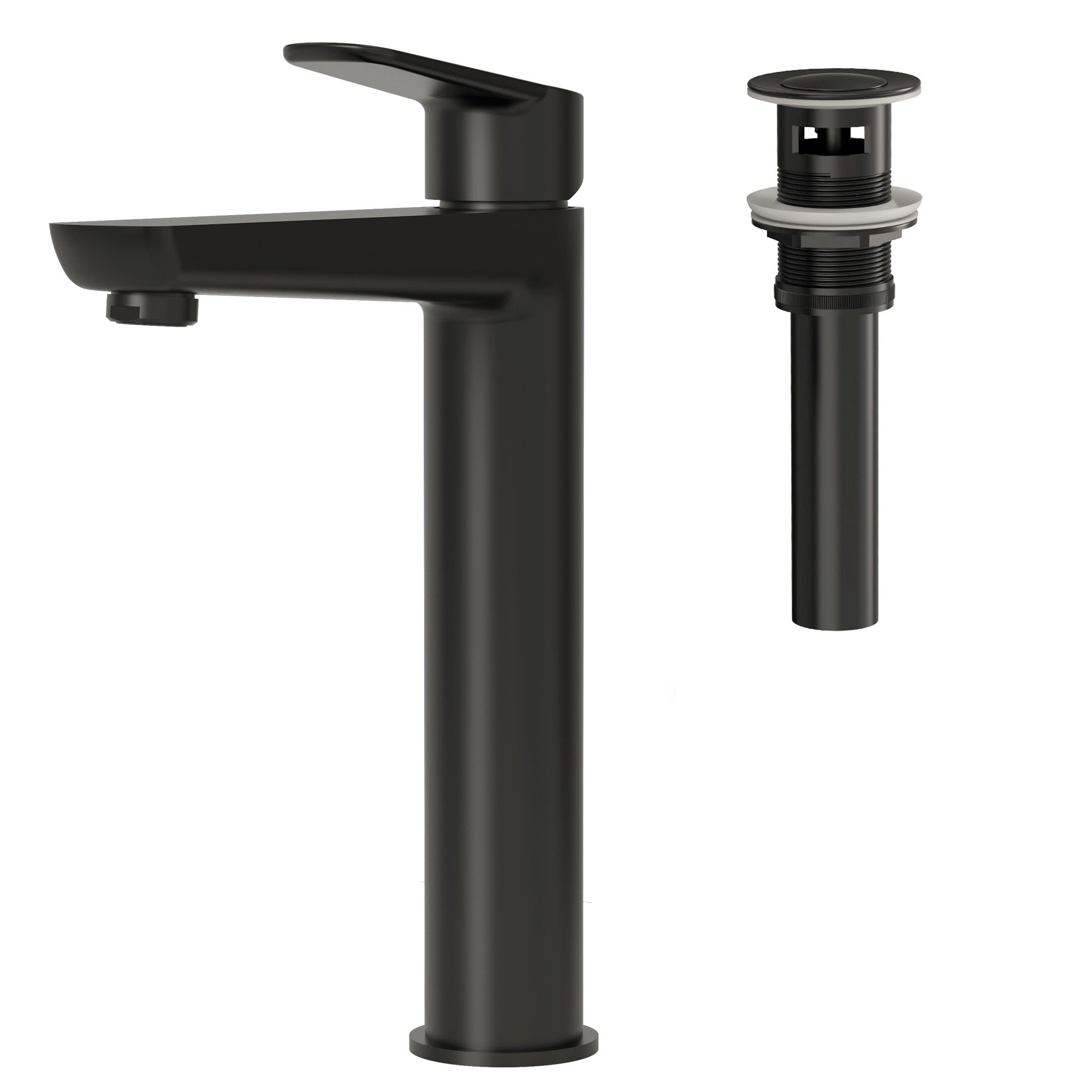 EVERSTEIN Single-Handle Bathroom Vessel Sink Faucet