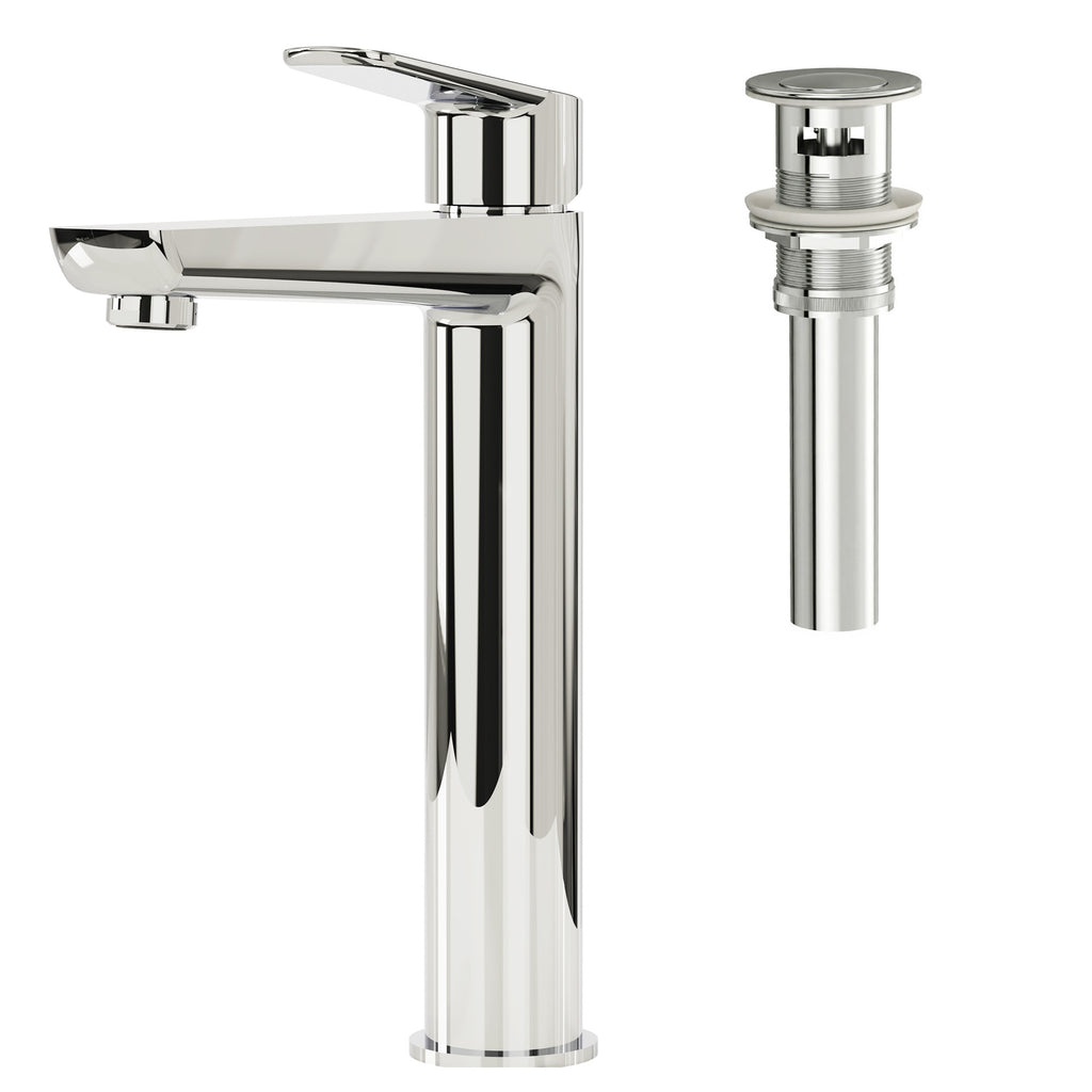 EVERSTEIN Single-Handle Bathroom Vessel Sink Faucet