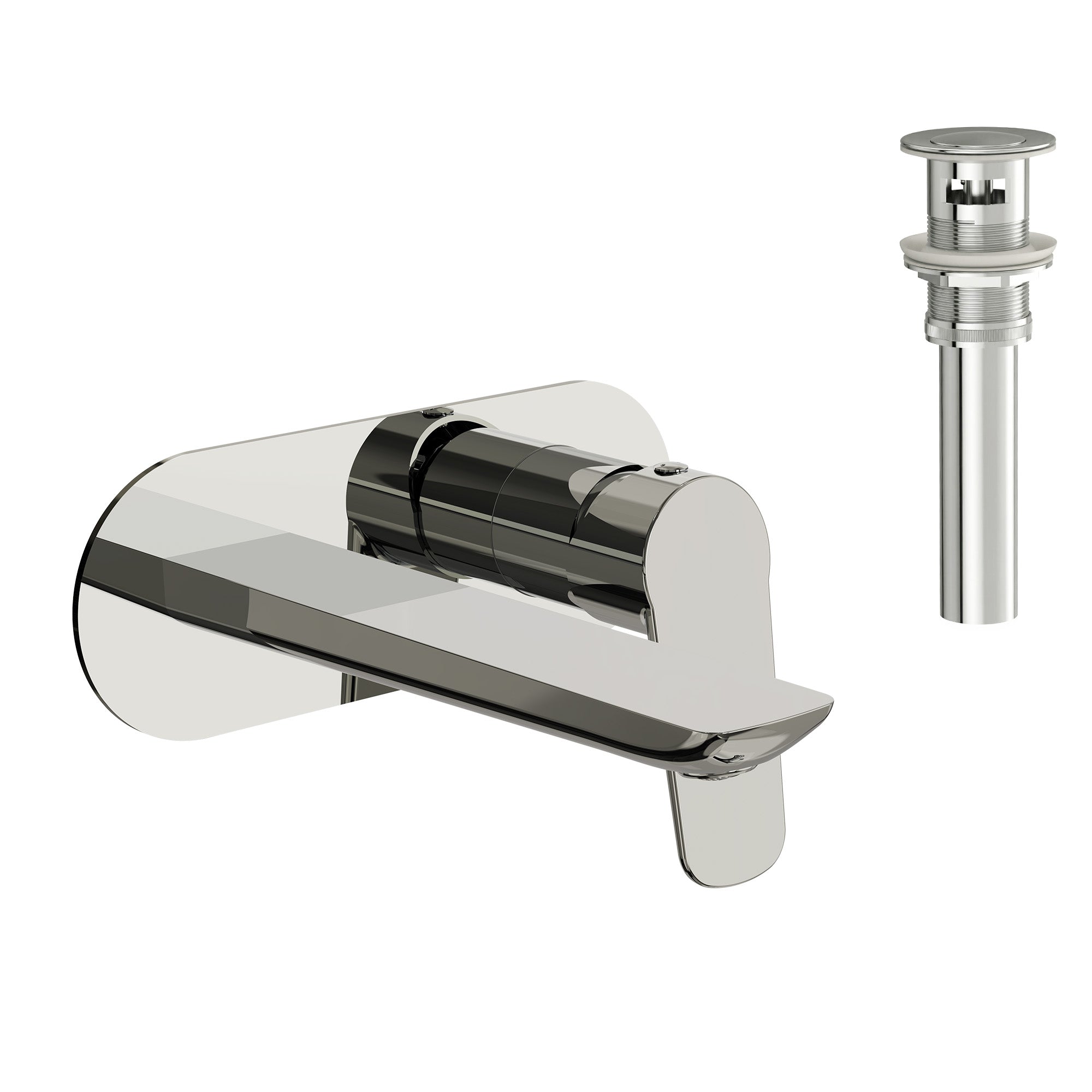 EVERSTEIN Wall Mounted Bathroom Sink Faucet