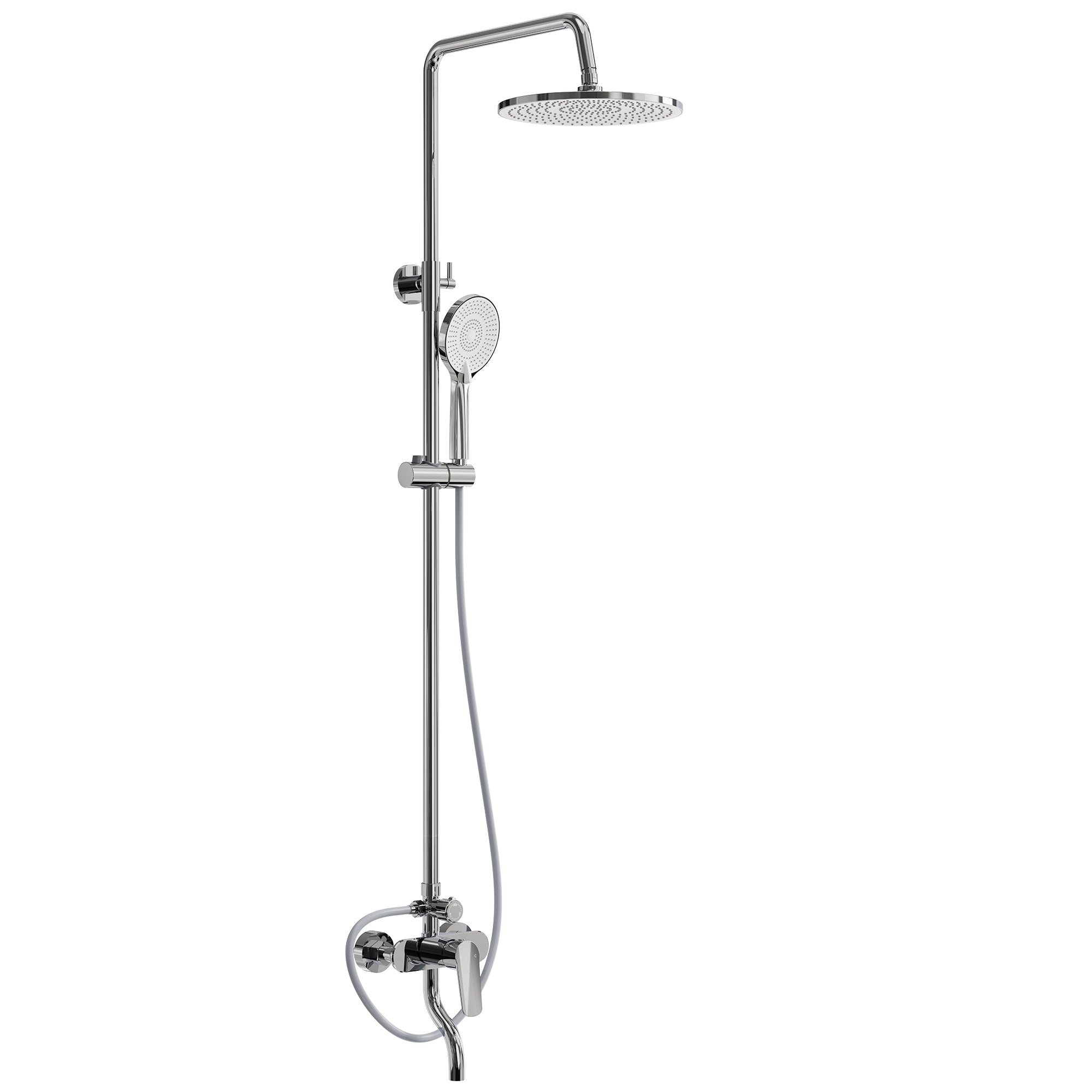 EVERSTEIN Exposed Shower System with Rain Shower