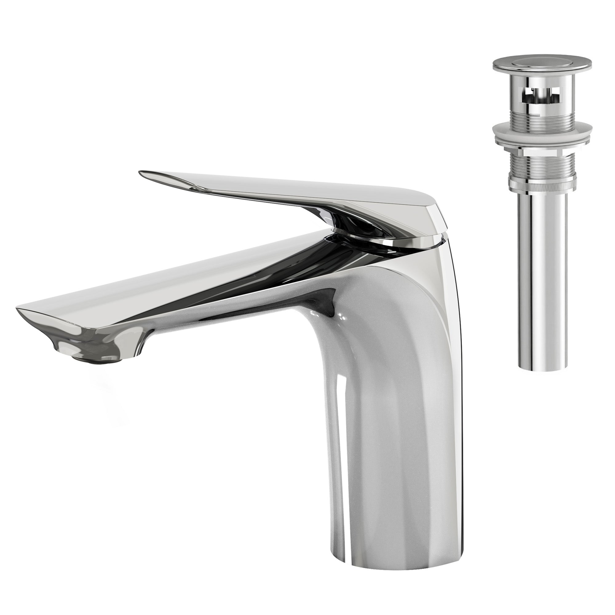 EVERSTEIN Bathroom Sink Faucet with Pop-Up Drain