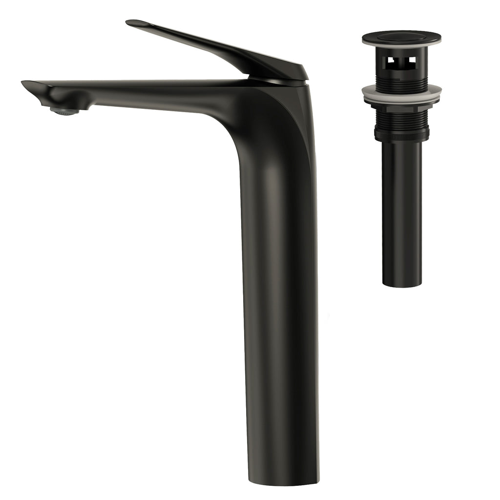 EVERSTEIN Tall Bathroom Faucet for Vessel Basin