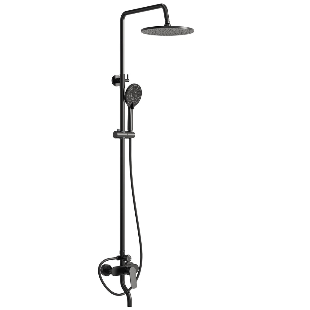 EVERSTEIN Duschsystem 3 Funktionen mit 253-mm-Regendusche