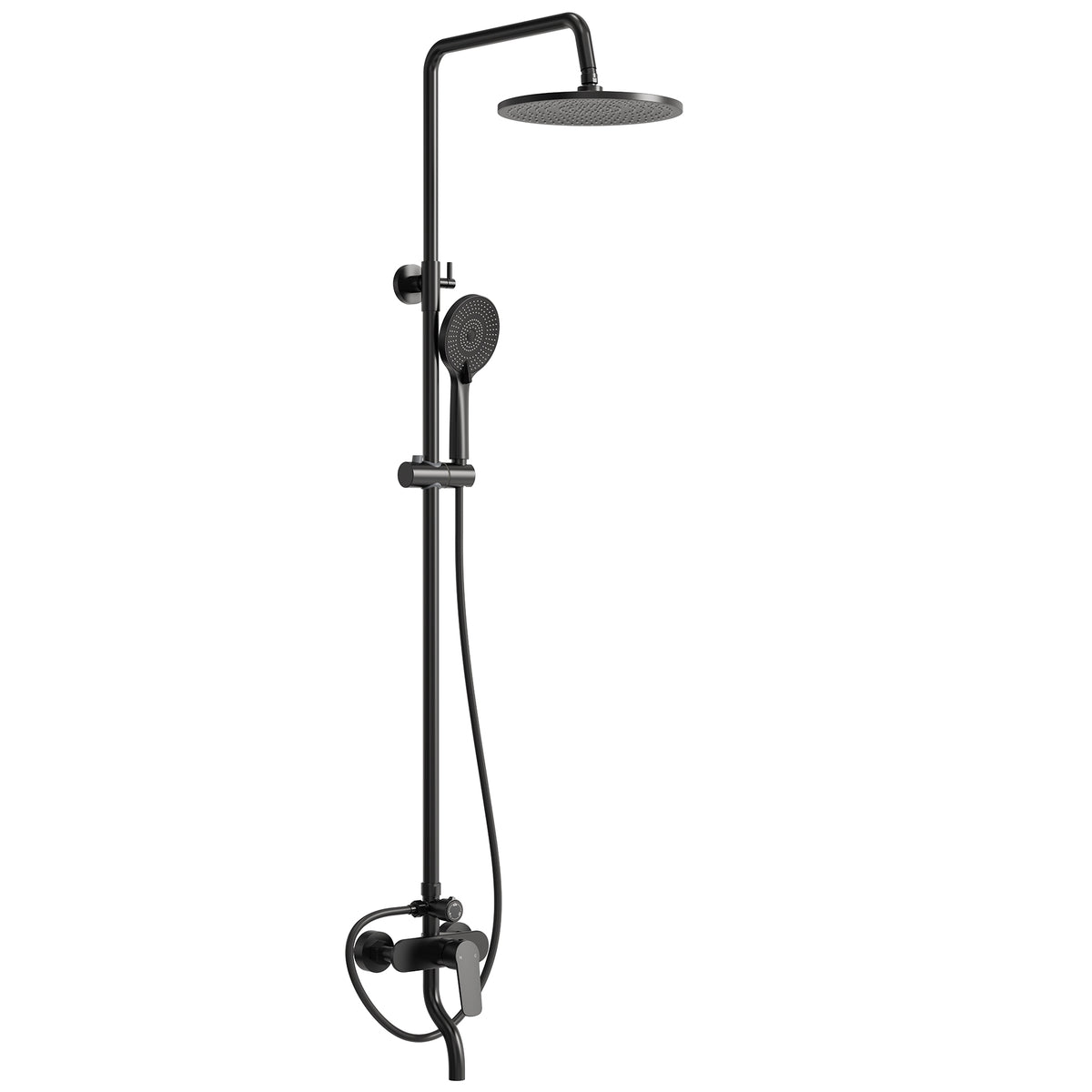 EVERSTEIN Duschsystem 3 Funktionen mit 253-mm-Regendusche