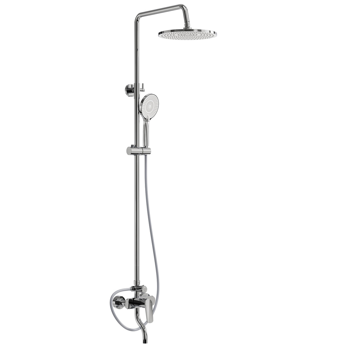 EVERSTEIN Duschsystem 3 Funktionen mit 253-mm-Regendusche