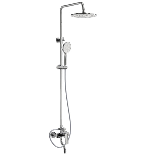 EVERSTEIN Duschsystem 3 Funktionen mit 253-mm-Regendusche