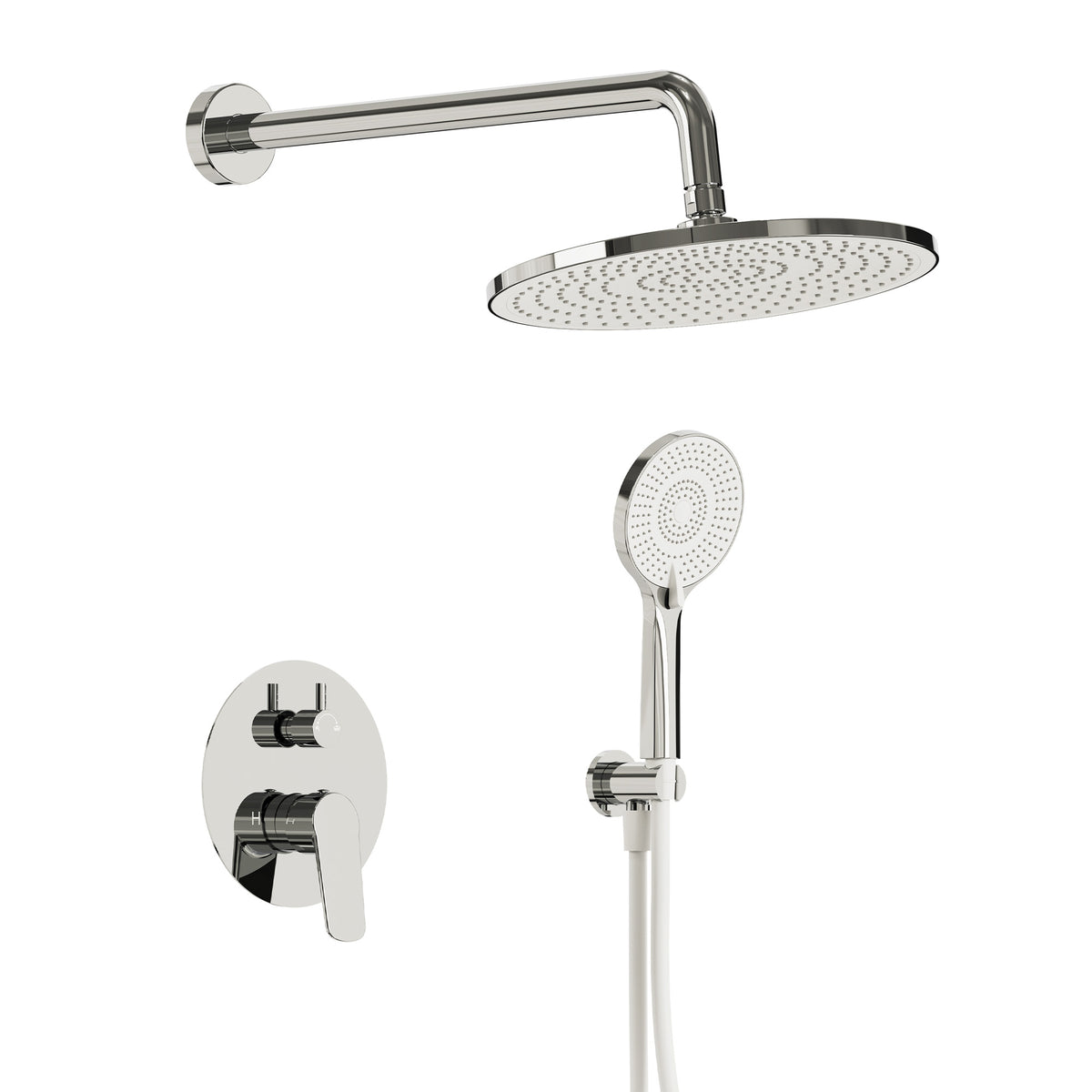 EVERSTEIN Unterputz-Duschsystem mit Kopf- und Handbrause