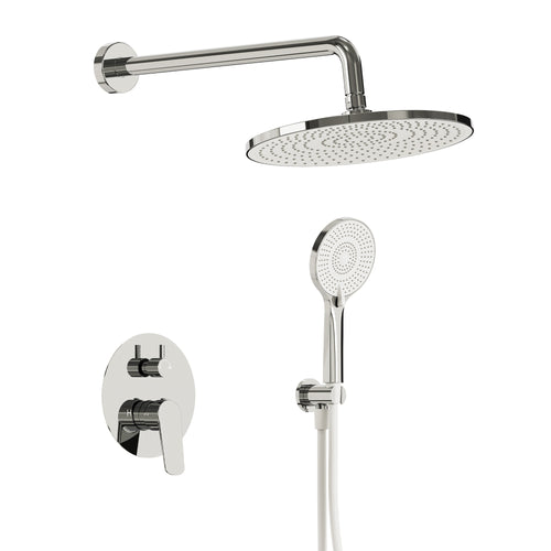 EVERSTEIN Unterputz-Duschsystem mit Kopf- und Handbrause