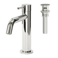 EVERSTEIN Wasserhahn Bad Waschtischarmatur: Pop-up, Messing, Ablauf (SFS-5001)
