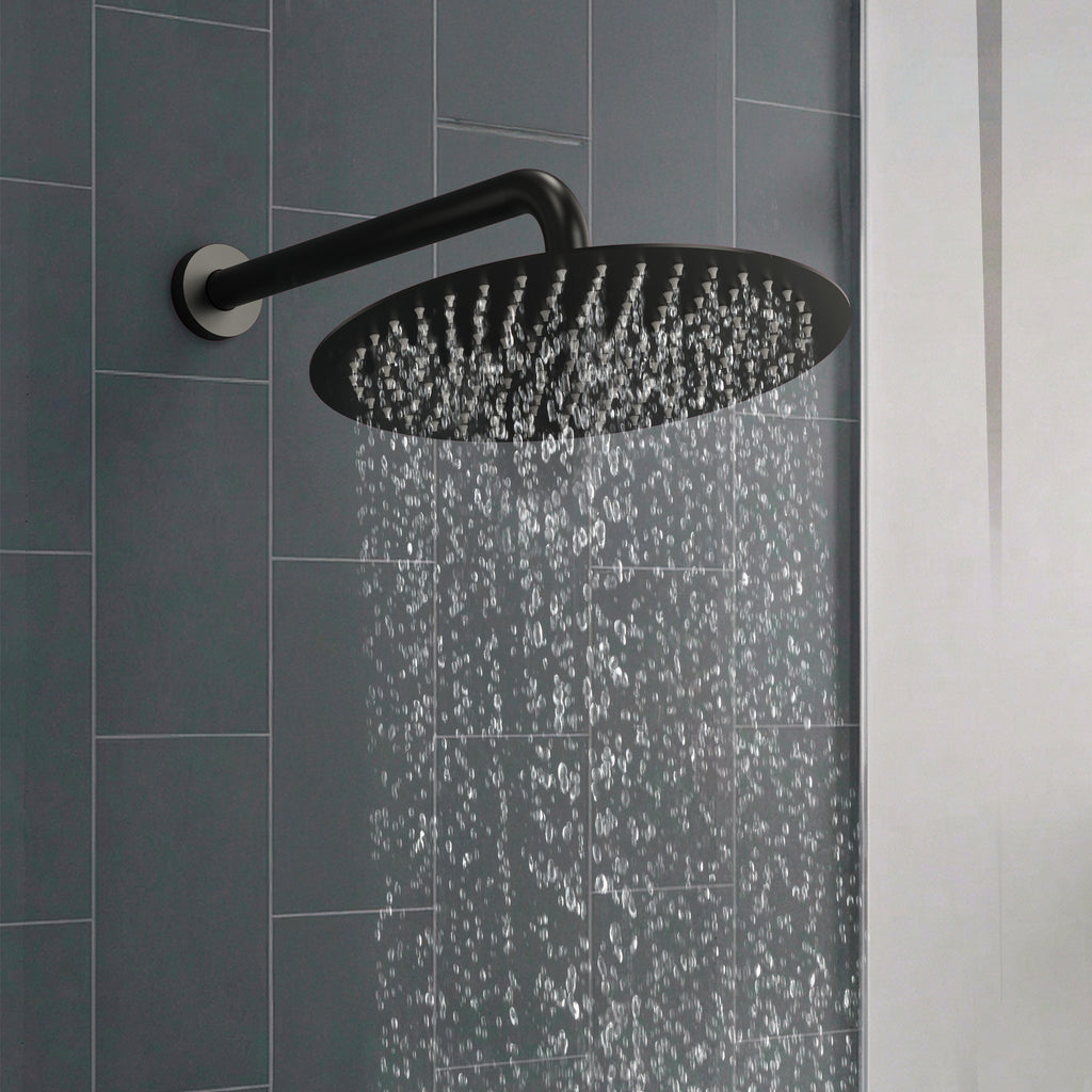 EVERSTEIN Round Thermostatic Shower System with Handheld