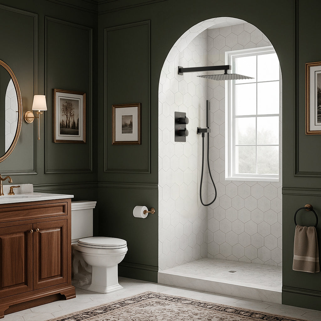 EVERSTEIN Thermostatic Shower System with Handheld