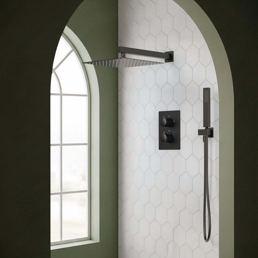 EVERSTEIN Thermostatic Shower System with Handheld