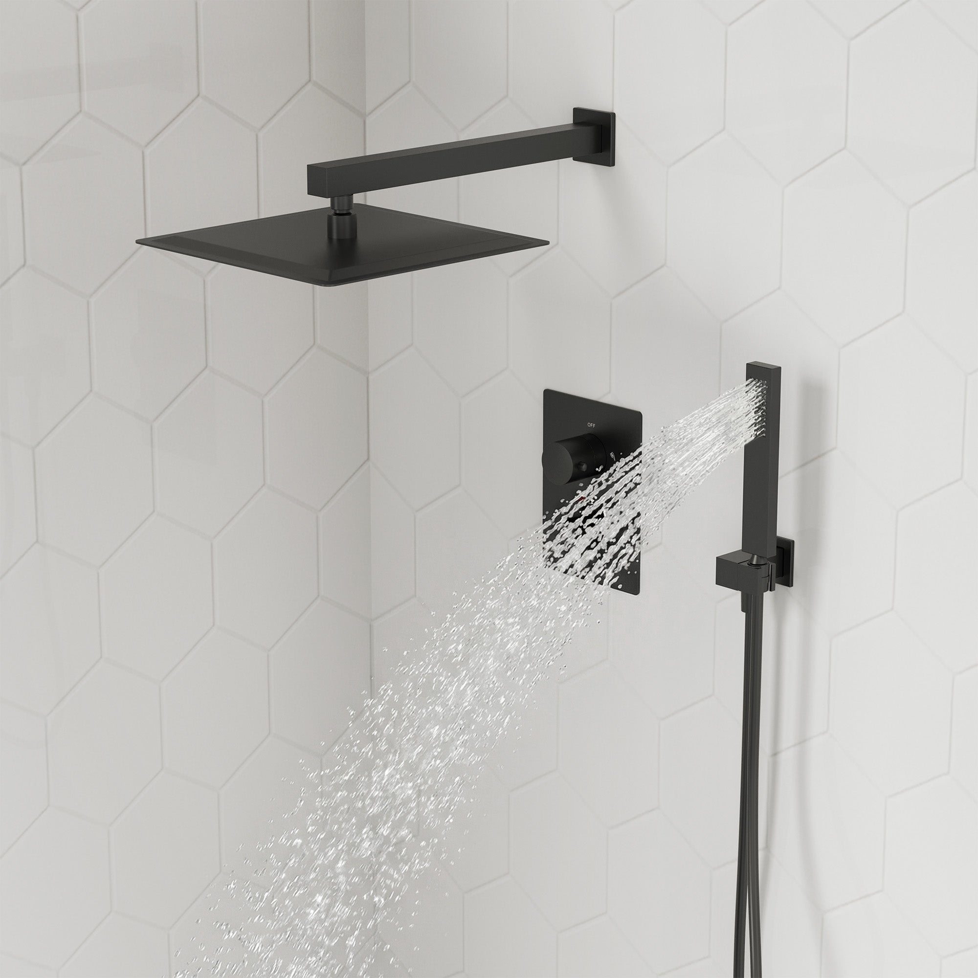 EVERSTEIN Thermostatic Shower System with Handheld